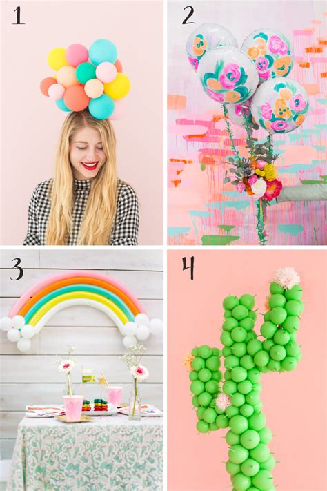 12 Easy Diy Balloon Decorations For Your Birthday Party Pretty