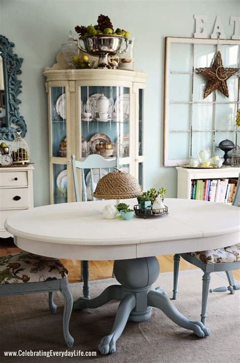 Dining room chairs can be beautifully covered with fabric in the. How To Save Tired Dining Room Chairs with Chalk Paint ...