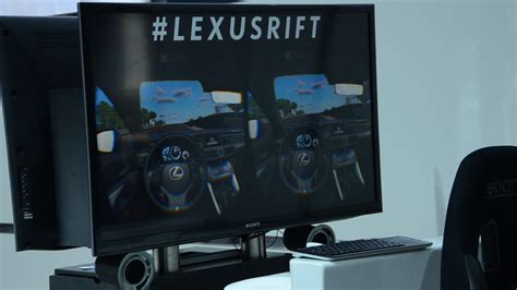 lexus rc f oculus rift driving simulator 2015 nyias autoblog short cuts