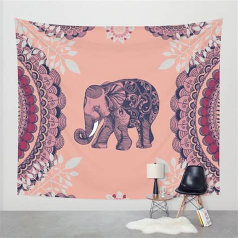 Shop hayneedle's best selection of tapestries & wall hangings to reflect your style and inspire your home. Bohemian Elephant Wall Tapestry by Rskinner1122 | Tapestry, Bohemian elephant, Wall tapestry