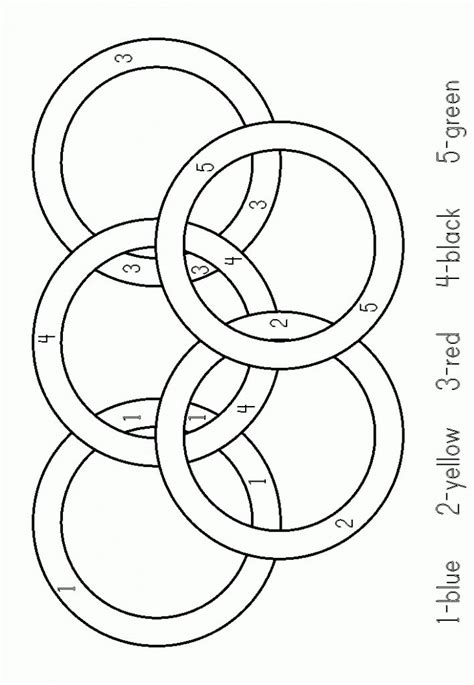 Olympic Rings Coloring Page Olympic Crafts Olympic Games For Kids