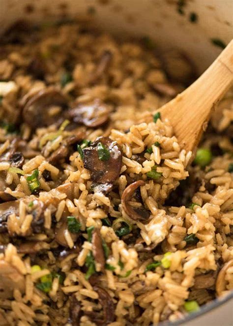 Wild Mushroom Rice Recipe