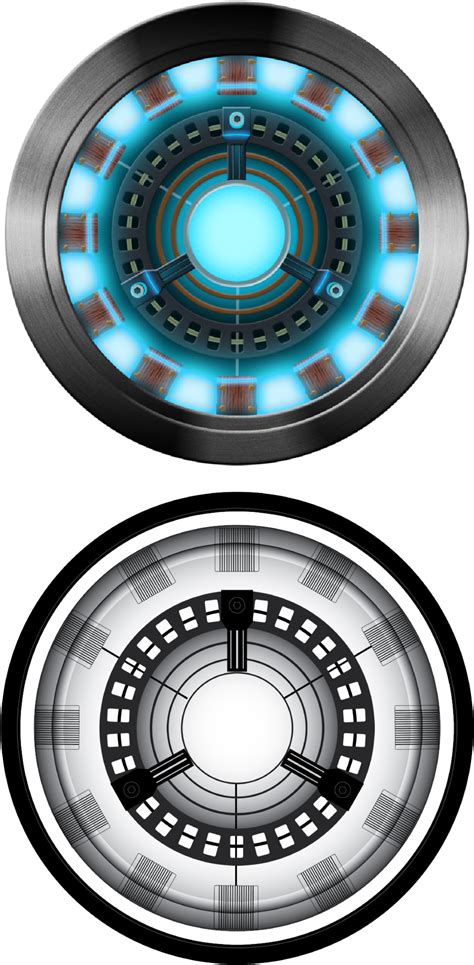 Download Iron Man Arc Reactor Image 01 Stark Industries Logo Png