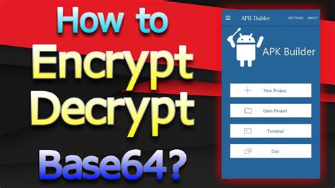 How To Encrypt And Decrypt Base64 Android Java Youtube