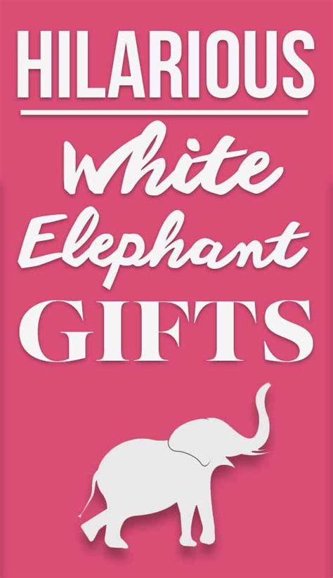 10 Hilarious White Elephant Gag Ts That Will Take Your Party To The