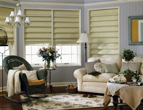 Graber Fresco Roman Shades Traditional Living Room Other Metro