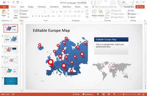 Best Europe Maps For Powerpoint Slides