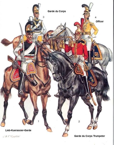 Saxon Cavalry Napoleonic Wars Military Drawings French Army