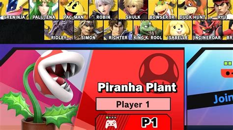 how to get piranha plant in super smash bros ultimate youtube