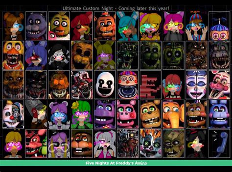 Ucn Collab Roster Progress Five Nights At Freddys Amino