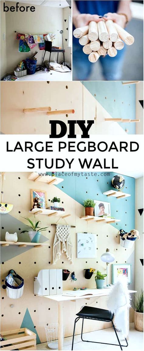 1* wood wall hanger application scope: Holy WOW! This amazing DIY giant plywood pegboard wall is ...