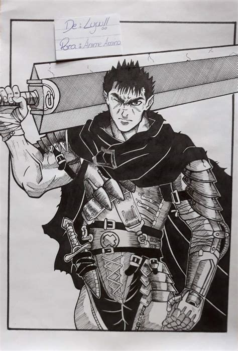 08 Dibujando A Guts Berserk Anime Amino