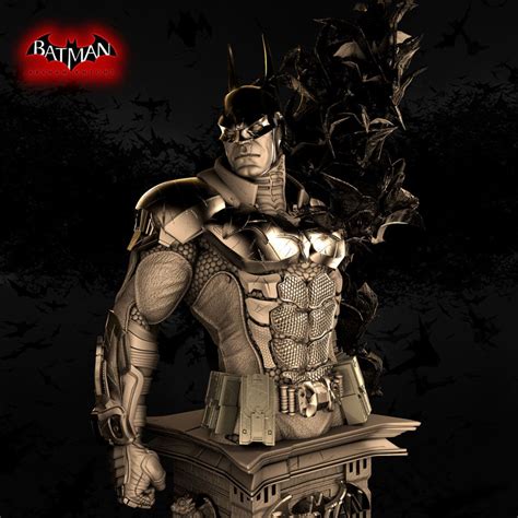 Batman Arkham Knight Bust Modèle D prêt à imprimer STL