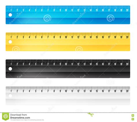 Set For Rulers 50 Cm Precise Measuring Tool Ruler Scale 05 Meter