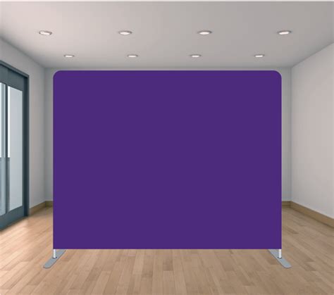 8x8ft Pillowcase Tension Backdrop Solid Purple Premium One Backdrops