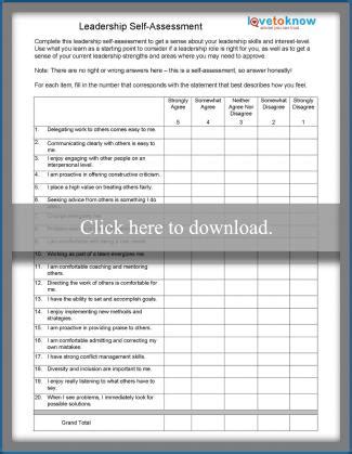 If you'd like to discuss the use of this leadership styles questionnaire in your organisation feel free to get in touch with us. Free Printable Leadership Skills Test | LoveToKnow