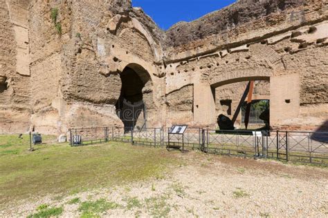 Bains Du Iiie Siècle Des Ruines De Caracalla Des Bains Publics Romains Anciens Rome Italie