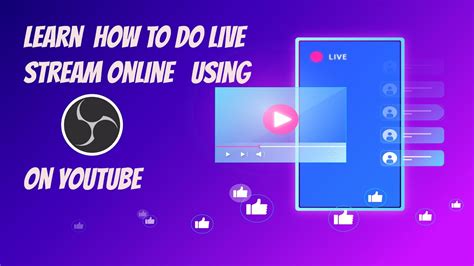How To Use Obs For Live Streaming On Youtube Youtube
