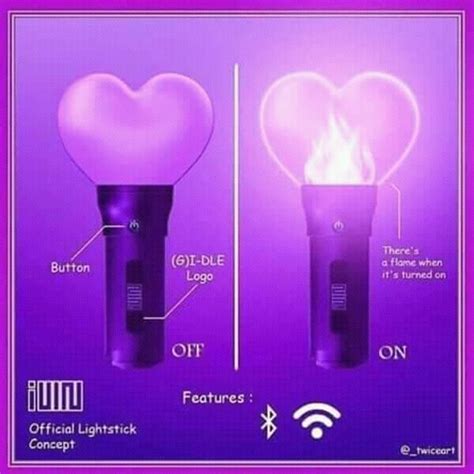 Qyop für the lucky cards. Version 3 Gidle Lightstick - Gidle (G)I-DLE 2020