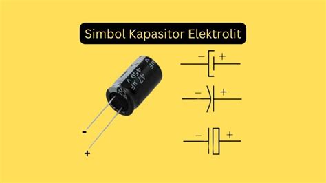 Kapasitor Elektrolit Pengertian Fungsi Gambar Simbol