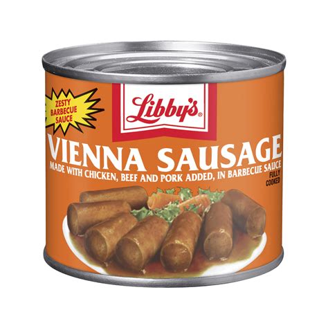 Libbys Vienna Sausage In Barbecue Sauce 46 Oz Can