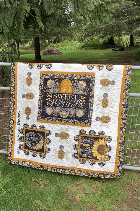Sweet As Honey Quilt Pattern By Coach House Designs In 2021 Panel