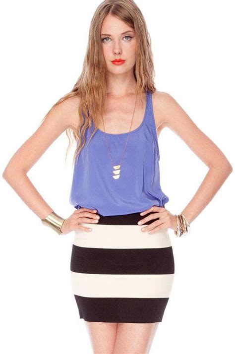 Stacked Skirt Tank Top Fashion Clothes Fashion