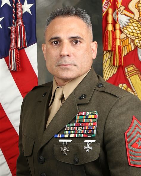 Sergeant Major Miguel A Ortega 1st Marine Division Biography