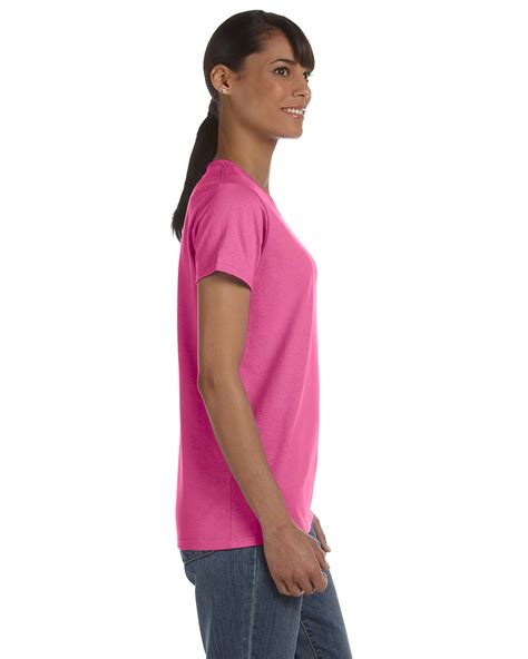 Gildan Womens T Shirt Short Sleeves Heavy Cotton Ladies 53 Oz Missy