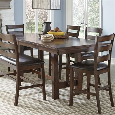 Intercon Kona Counter Height Table With Leaf Wayside Furniture