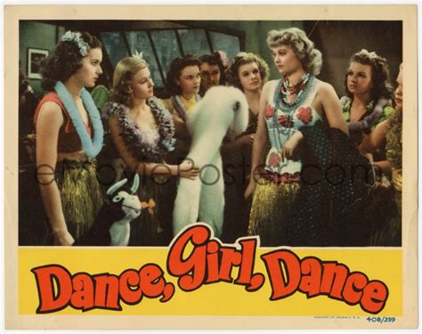 6w0868 Dance Girl Dance Lc 1940 Lucille Ball And Maureen O Hara Directed By