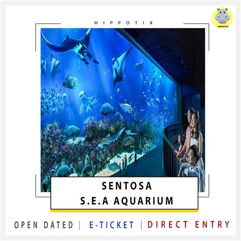 Sea Aquarium E Ticket Sentosa Shopee Singapore