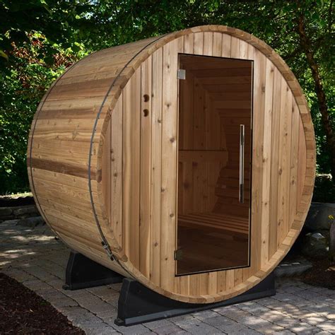 almost heaven saunas salem cedar 2 person traditional steam sauna wayfair barrel sauna