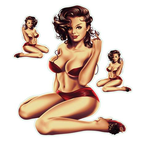 Nose Art 1950s Pin Up Girl Decal Lethal Threat