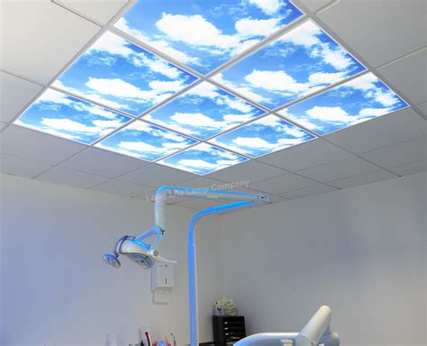 40w Sky Led Ceiling Panel Cloud Scene Recessed Panel Light 600 X 600 Ebay