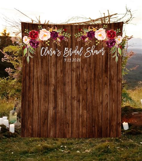 Bridal Shower Backdrop Bridal Shower Decorations And Ideas Etsy