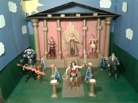Themyscira Wonder Woman Custom Diorama Playset