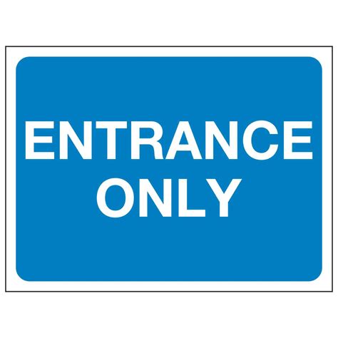 Entrance Only Linden Signs And Print