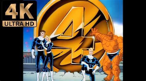 Fantastic Four The Animated Series 1994 Intro Season 1and2 4k