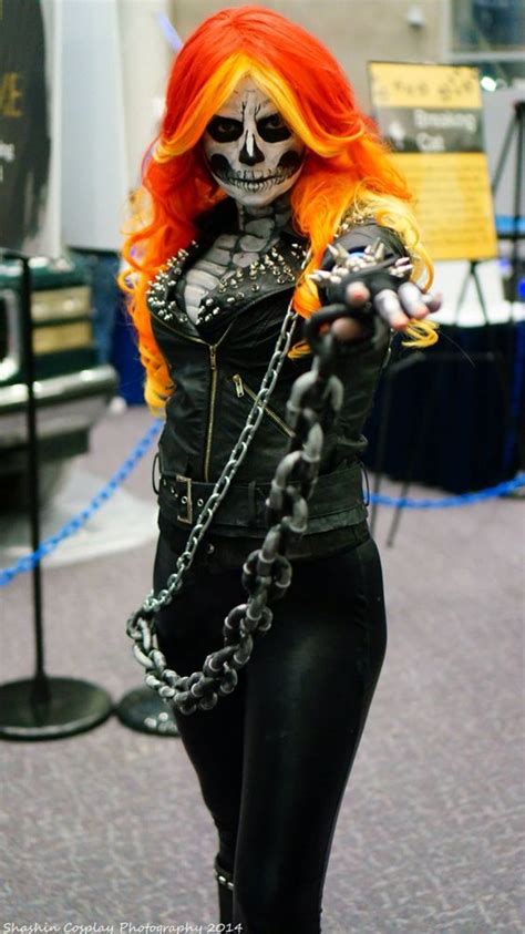Female Ghost Rider Cosplay With Images Cosplay Outfits Cosplay Costumes Cosplay Woman