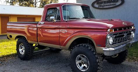 1966 Ford F100 351 Cleveland Q78 Swampers 4x4 Ford Daily Trucks