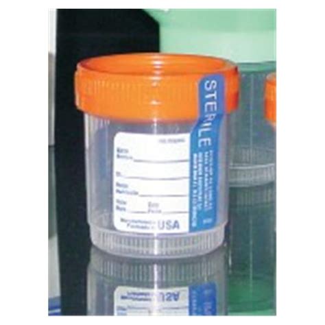 Parter Medical Products Specimen Cup 90ml Sterile 100ca Grayline