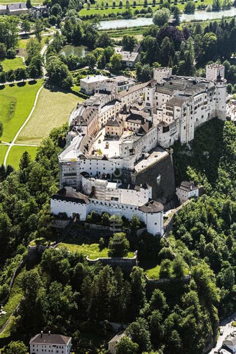 Luftaufnahme Salzburg Burg Festung Hohensalzburg In Salzburg In