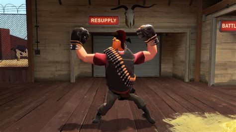 Tf2 Red Heavy Pootis Bird Flexing His Muscles By Pedroj234 On Deviantart