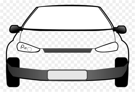 Black And White Car Clipart Car Top View Png Stunning Free