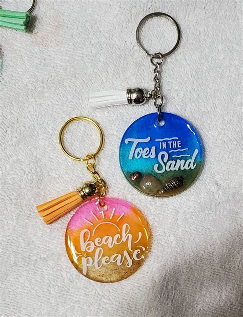 Custom Circle Keychains Personalized Circle Keychains Etsy