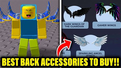 Best Back Accessories To Buy On Roblox Youtube