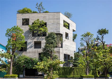 Trees Burst Through Walls Of Ha Long Villa By Vo Trong Nghia Architects