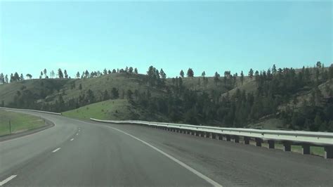 Montana Interstate 90 East Mile Marker 400 410 52513 Youtube