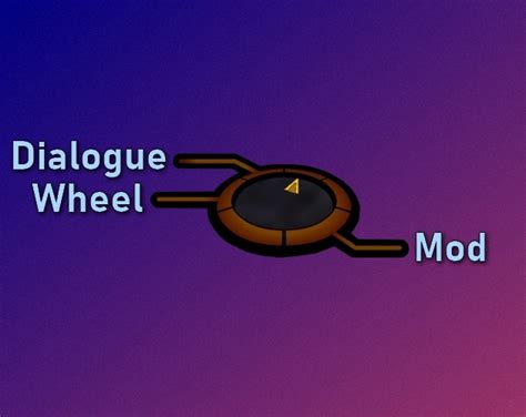 Dialogue Wheel Mod Le1 By Loadingue For Mass Effect Modding Newbie